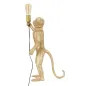 LAMPA STOŁOWA MONKEY ZŁOTA 26X34X55 cm